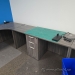 Grey Walnut L Suite Office Desk